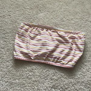 Striped tube top new with tag